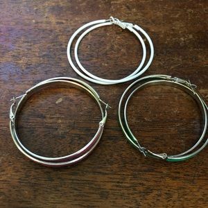 Cute colourful hoops